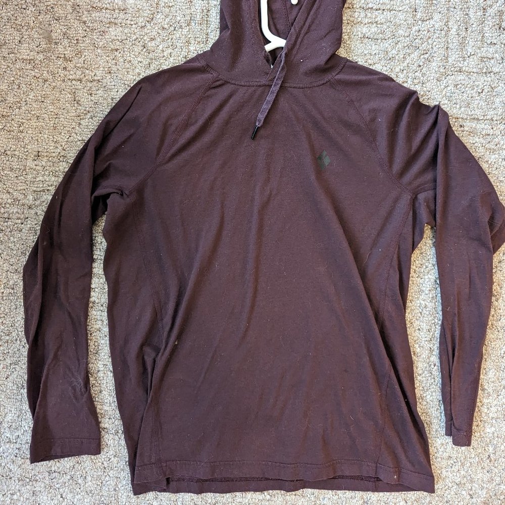 Black Diamond Long Sleeve Hoodie Shirt